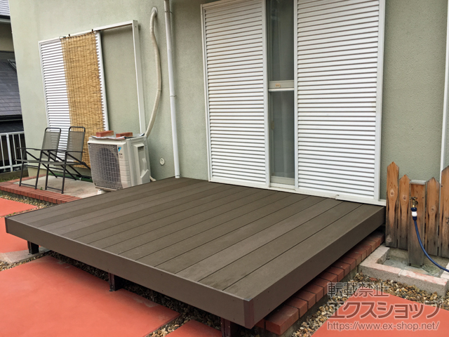 大阪府河内長野市ののウッドデッキ 樹ら楽ステージ 施工例