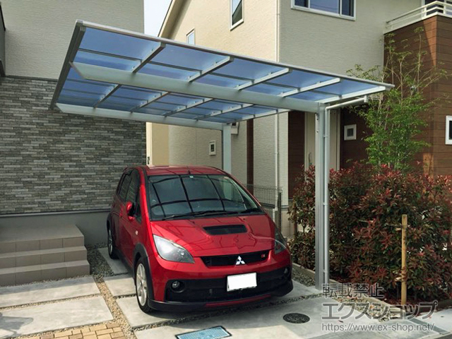 兵庫県三田市ののカーポート ソリッドポート 積雪〜20cm対応 施工例