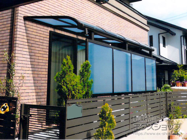 鹿児島県鹿児島市ののテラス屋根 ヴェクターテラス R型 テラスタイプ 単体 積雪〜20cm対応 施工例