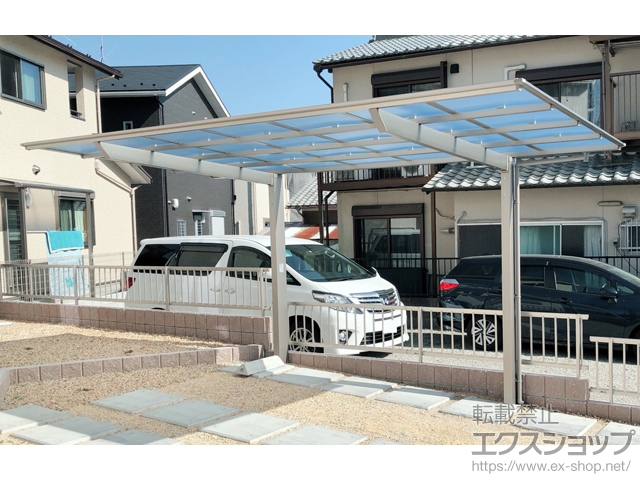 滋賀県大津市ののカーポート ソリッドポート 積雪〜20cm対応 施工例