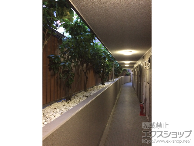 東京都目黒区ののフェンス・柵 シャトレナ M2型 フリー支柱タイプ 施工例