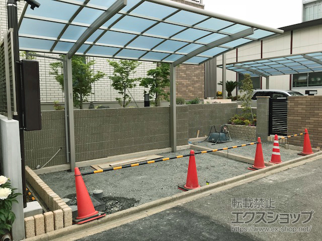 愛知県名古屋市ののカーポート レイナポートグラン　積雪〜20cm対応 施工例