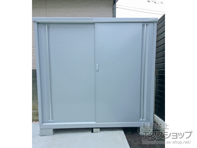 東京都練馬区のの物置・屋外倉庫 シンプリー 一般型 1740×615×1603 MJX-176D-FS 施工例