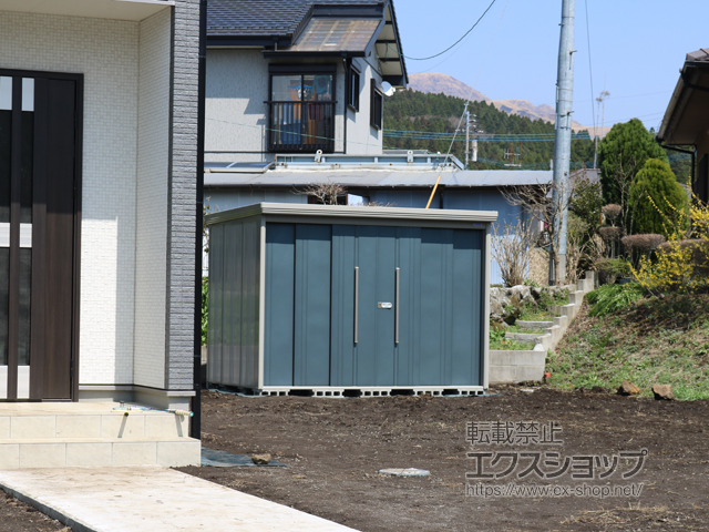 熊本県阿蘇郡南阿蘇村のの物置・屋外倉庫 Mr.ストックマンダンディ 一般型 2900×1922×2110 ND-2919-J 施工例