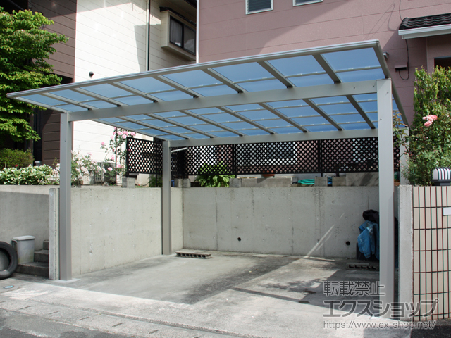 熊本県菊池郡菊陽町ののカーポート エフルージュ ツイン 積雪〜20cm対応 施工例