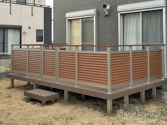 埼玉県川越市ののウッドデッキ リウッドデッキ 200 施工例