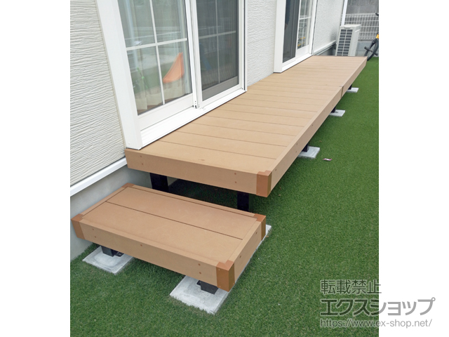 千葉県野田市ののウッドデッキ リウッドデッキ 200 施工例