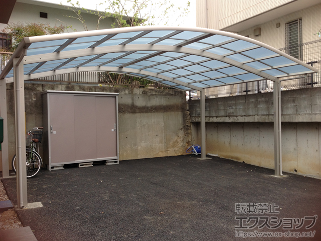 東京都板橋区のの物置・屋外倉庫 エスモ 一般型 1950×650×1959 ESE-1906A-MR 施工例