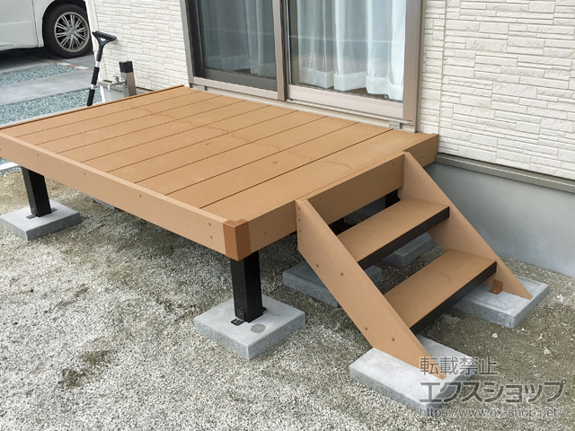 宮城県仙台市ののウッドデッキ マージウッドデッキ 施工例