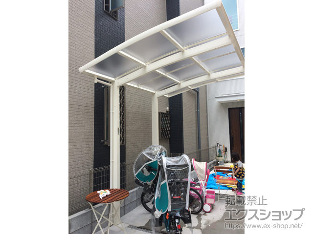 東京都板橋区ののサイクルポート・駐輪場 レイナポートグランミニ 積雪〜20cm対応 施工例