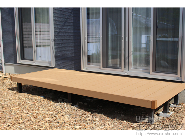 長野県上田市ののウッドデッキ マージウッドデッキ 施工例