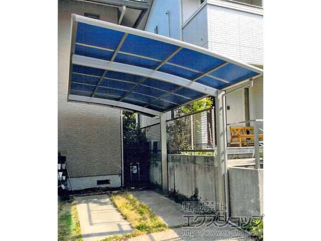 兵庫県神戸市ののカーポート プレシオスポート 積雪〜20cm対応 施工例