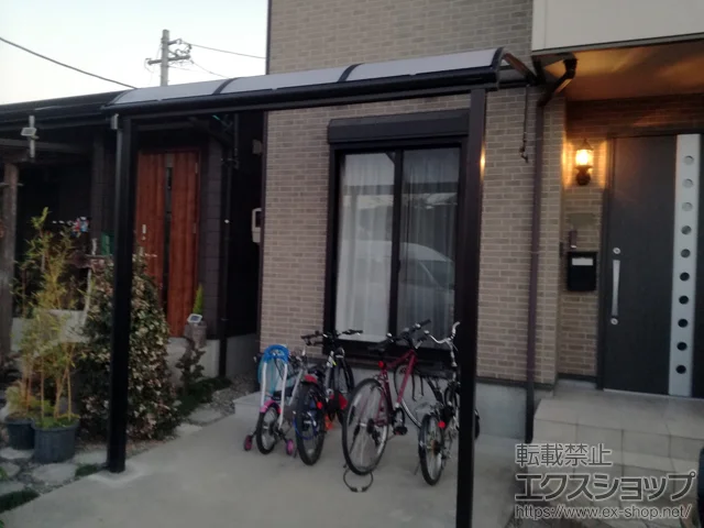 岐阜県各務原市のYKKAPのテラス屋根 ヴェクターテラス R型 テラスタイプ 単体 積雪～20cm対応 施工例