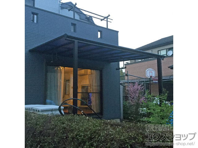千葉県千葉市ののテラス屋根 ヴェクターテラス F型 テラスタイプ 単体 積雪〜20cm対応 施工例