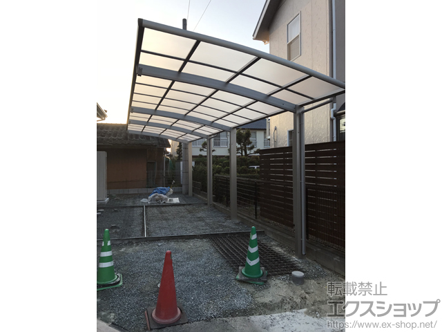 福岡県久留米市ののカーポート レイナポートグラン 縦連棟　積雪〜20cm対応 施工例
