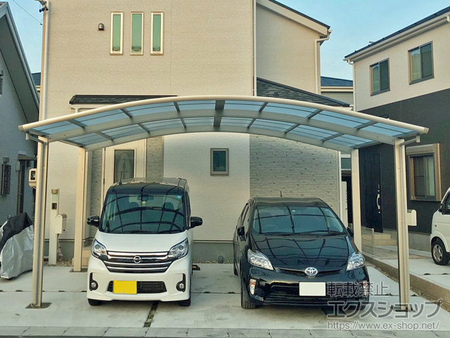 愛知県豊田市ののカーポート レイナツインポートグラン　積雪〜20cm対応 施工例