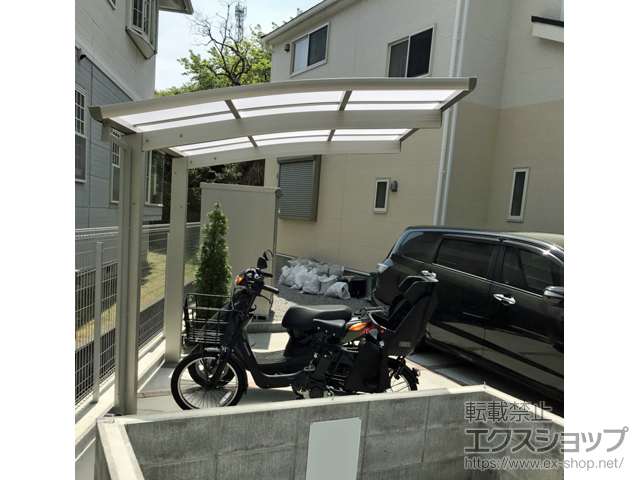 東京都町田市ののサイクルポート・駐輪場 プレシオスポート ミニ 積雪〜20cm対応 施工例