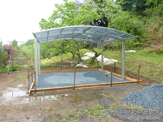 埼玉県入間郡越生町ののカーポート レイナツインポートグラン　積雪〜20cm対応 施工例