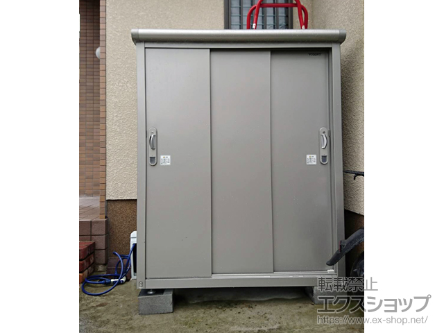 大阪府柏原市のの物置・屋外倉庫 エスモ 一般型 1200×750×1501 ESE-1207E-SS 施工例