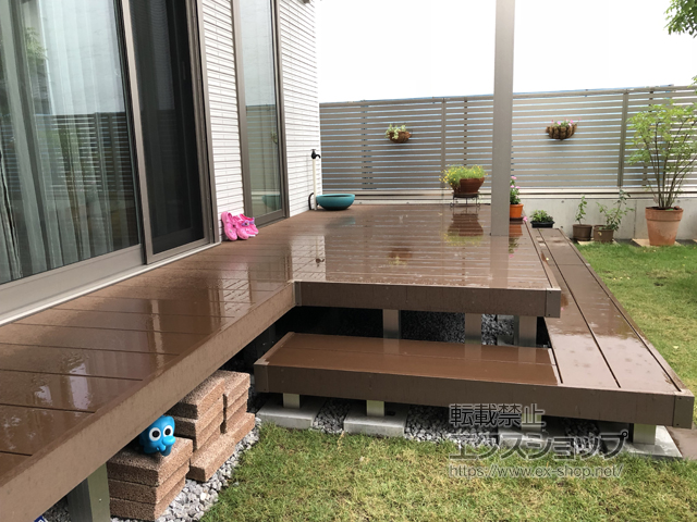 神奈川県横浜市ののウッドデッキ リウッドデッキ 200 施工例