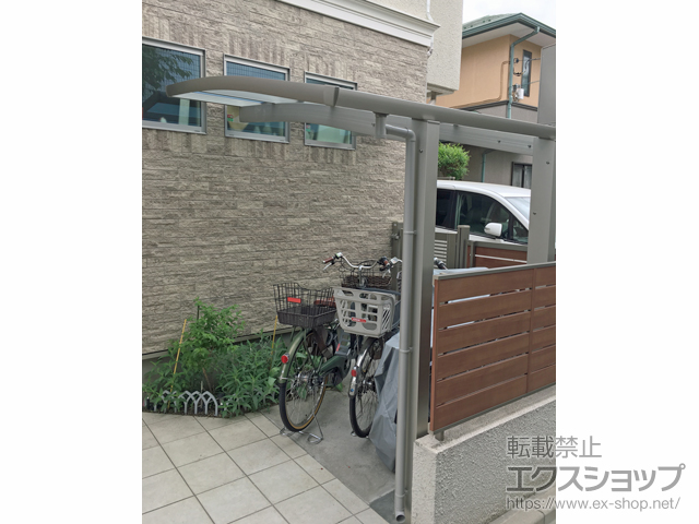 東京都世田谷区ののサイクルポート・駐輪場 レイナポートグランミニ 積雪〜20cm対応 施工例