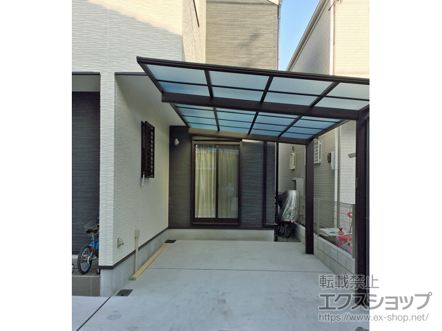 兵庫県尼崎市ののカーポート エフルージュグラン　積雪〜20cm対応 施工例