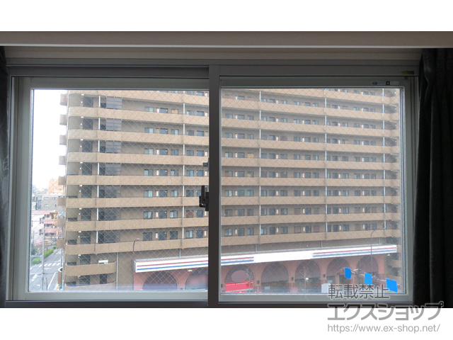 東京都江戸川区のの二重窓（内窓） インプラス ダストバリア仕様 引違い窓 2枚建 施工例