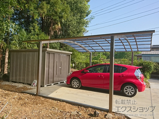 埼玉県比企郡嵐山町のの物置・屋外倉庫 Mr.ストックマンダンディ 一般型 2900×2990×2110 ND-2929-B 施工例