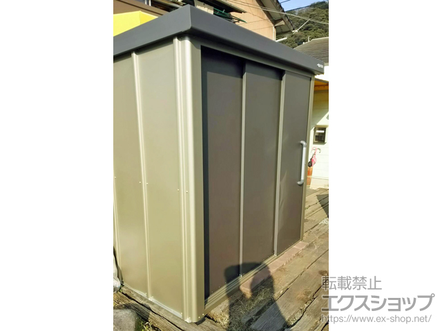 福岡県北九州市のの物置・屋外倉庫 エスケーエイト SK8-70 一般型 1800×1200×1940 SK8-70-GK 施工例