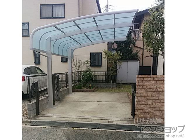 千葉県船橋市ののカーポート レイナキャップポートグラン　積雪〜20cm対応 施工例