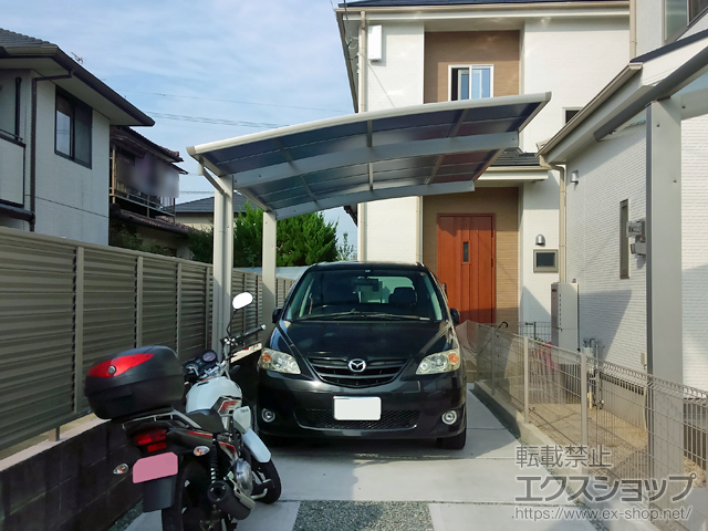 熊本県合志市ののカーポート プレシオスポート 積雪〜20cm対応 施工例