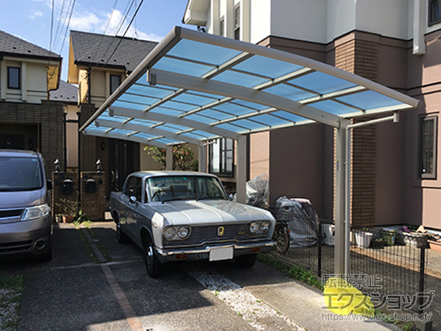 東京都小金井市ののカーポート レイナポートグランZ 縦連棟　積雪〜20cm対応 施工例