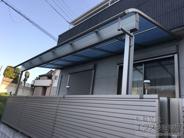 千葉県千葉市ののテラス屋根 ヴェクターテラス R型 テラスタイプ 単体 積雪〜20cm対応 施工例