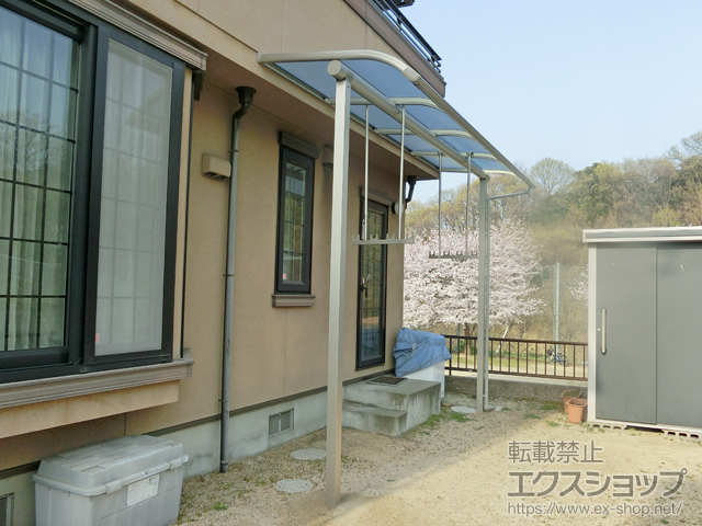 岡山県倉敷市ののテラス屋根 ヴェクターテラス R型 テラスタイプ 単体 積雪〜20cm対応 施工例