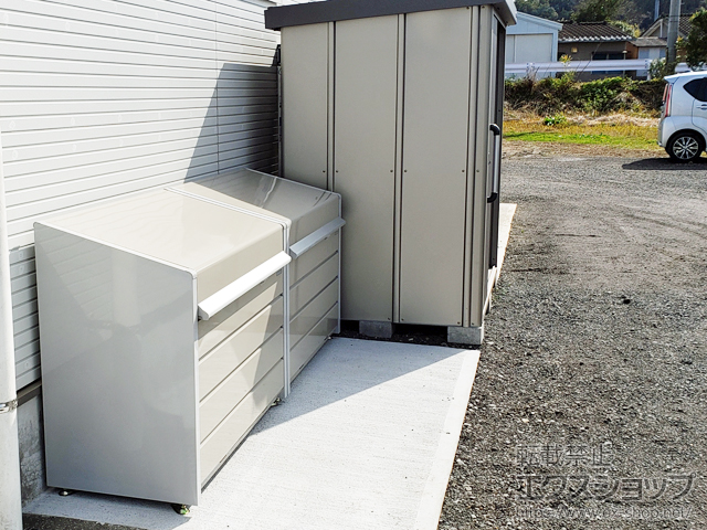 埼玉県さいたま市のの物置・屋外倉庫 エスケーエイト SK8-50 一般型 1800×800×1940 SK8-50-GK 施工例