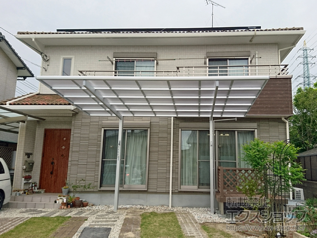 佐賀県佐賀市ののカーポート エフルージュグラン　積雪〜20cm対応 施工例