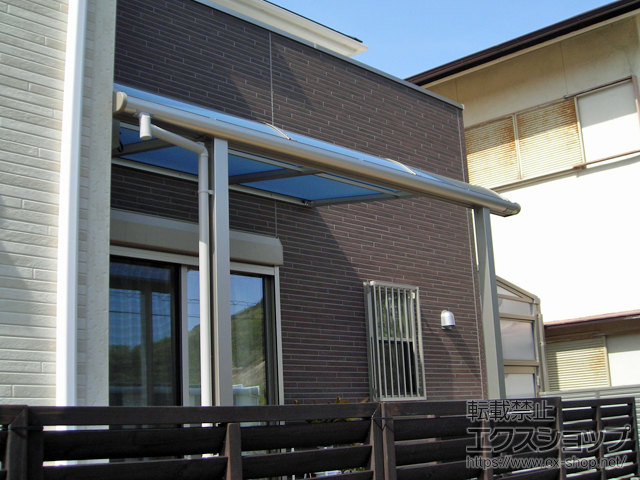 兵庫県神戸市ののテラス屋根 ヴェクターテラス R型 テラスタイプ 単体 積雪〜20cm対応 施工例