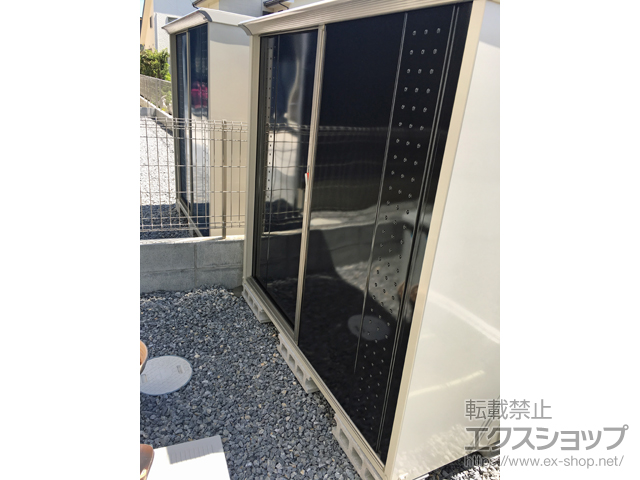 滋賀県彦根市のの物置・屋外倉庫 グランプレステージジャンプ 1695×750×1600 GP-177B-T-CK 施工例