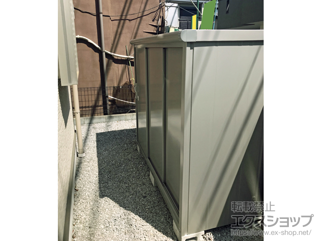 埼玉県新座市のの物置・屋外倉庫 エスモ 一般型 1797×750×1501 ESE-1807E-SS 施工例