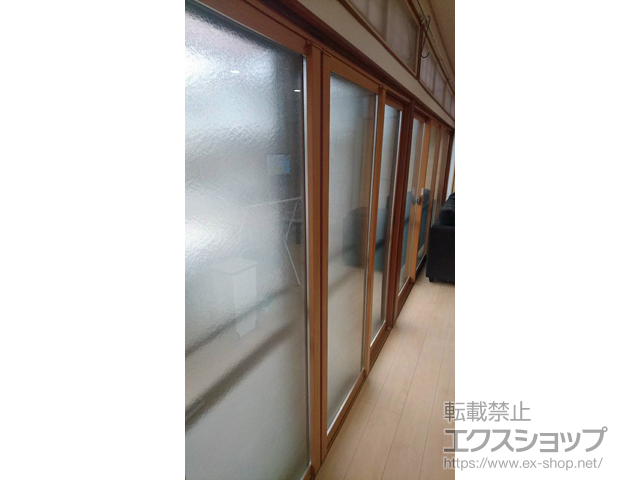 福島県郡山市のの二重窓（内窓） インプラス ダストバリア仕様 引違い窓 4枚建 施工例