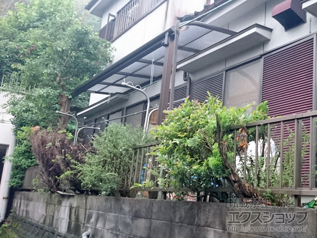 鹿児島県鹿児島市ののテラス屋根 ヴェクターテラス R型 テラスタイプ 単体 積雪〜20cm対応 施工例