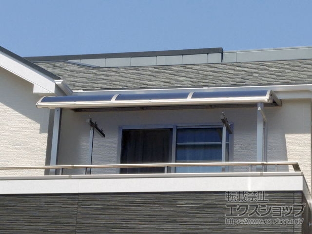 兵庫県宝塚市ののバルコニー・ベランダ屋根 ヴェクターテラス R型 屋根タイプ 単体 積雪〜20cm対応 施工例