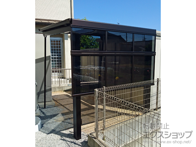 滋賀県彦根市ののサイクルポート・駐輪場 セルフィ ミニ 積雪〜20cm対応 施工例