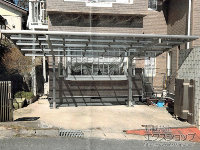 宮城県仙台市ののカーポート プレシオスポート 積雪〜20cm対応 施工例