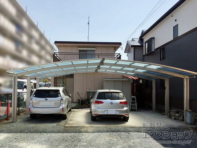 静岡県浜松市ののカーポート レイナトリプルポートグラン　積雪〜20cm対応 施工例