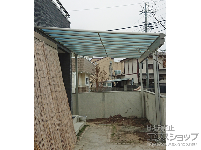 茨城県水戸市ののテラス屋根 ヴェクターテラス F型 テラスタイプ 単体 積雪〜20cm対応 施工例