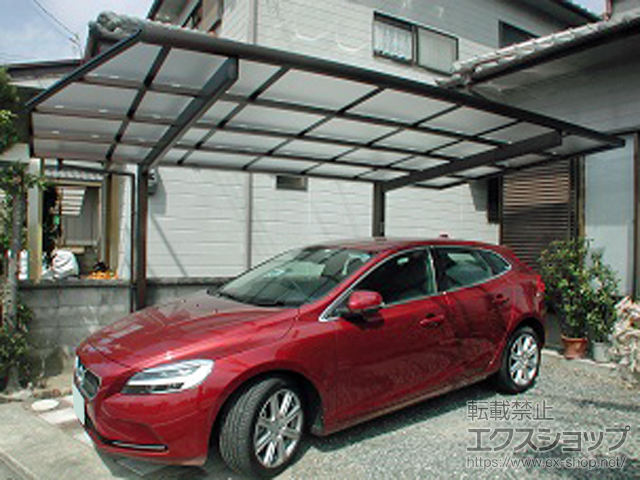 兵庫県加東市ののカーポート エフルージュグラン　積雪〜20cm対応 施工例