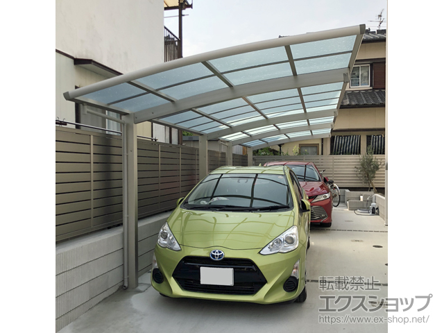 福岡県春日市ののカーポート レイナポートグラン 縦連棟　積雪〜20cm対応 施工例
