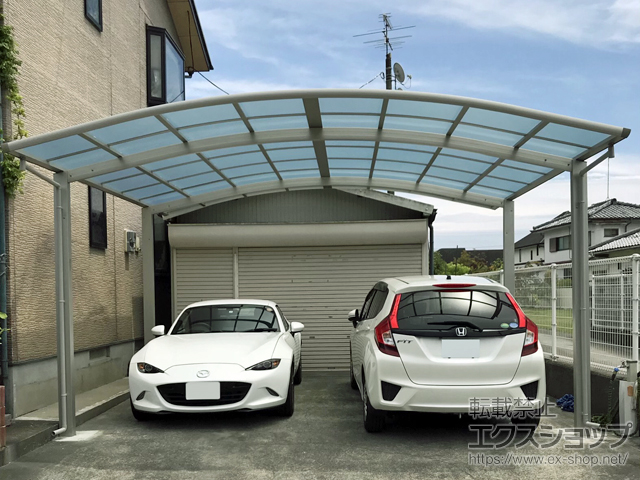 宮崎県小林市ののカーポート レイナツインポートグラン　積雪〜20cm対応 施工例