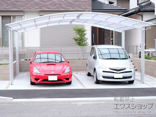 愛知県豊田市ののカーポート レイナツインポートグラン　積雪〜20cm対応 施工例